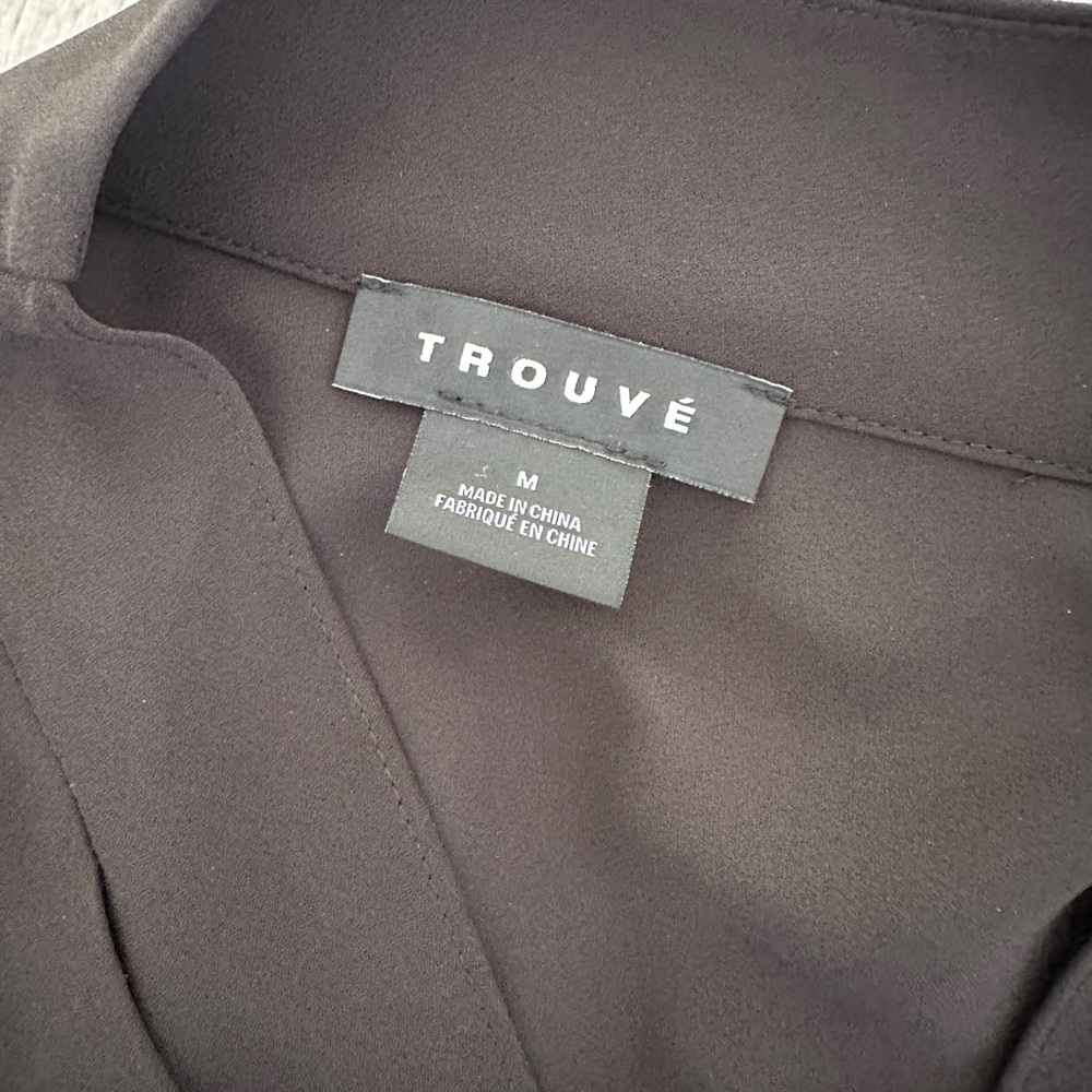 Trouve Black Blouse - Picture 4 of 5